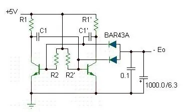 Figure 1: Simple local low-noise voltage converter