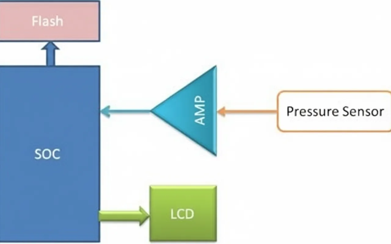 blood pressure monitor block diagram