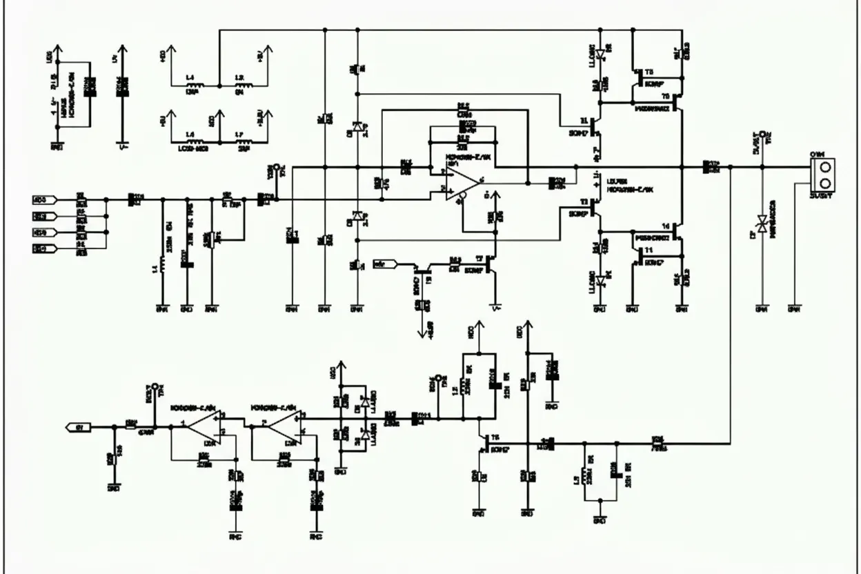 dsPIC33F PLM daughtercard schematic part 1