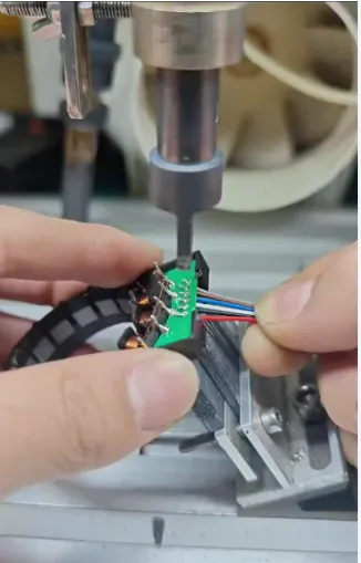 Manual Insertion of Through-Hole Components on PCB Panel