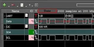 Logic Analyzer Capturing Digital Signals