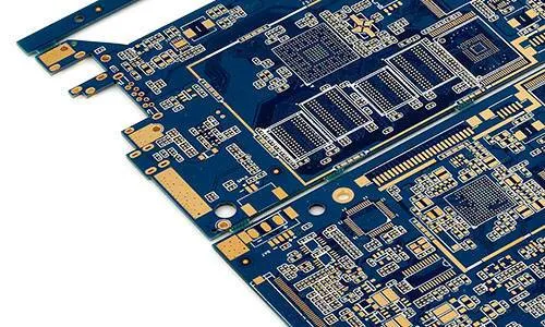 ENIG surface finish on PCB for advanced packaging.