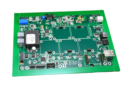 Single-sided PCB with organized component placement
