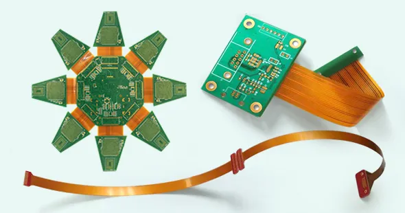 Rigid-flex PCB designed for aerospace applications