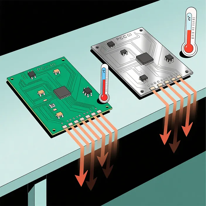 Optimized component placement for thermal management on spacecraft PCB