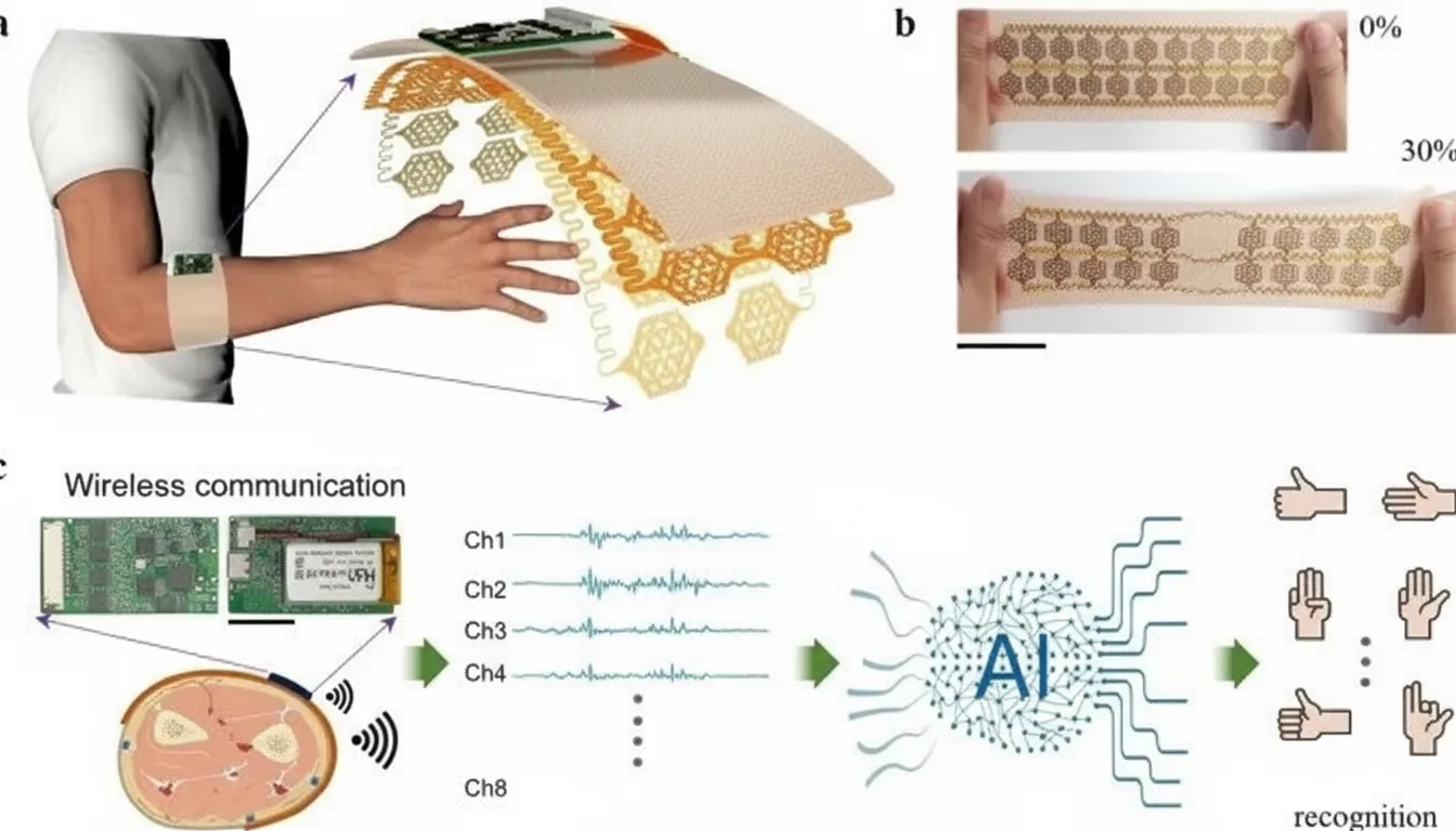 stretchable sEMG sensor concept