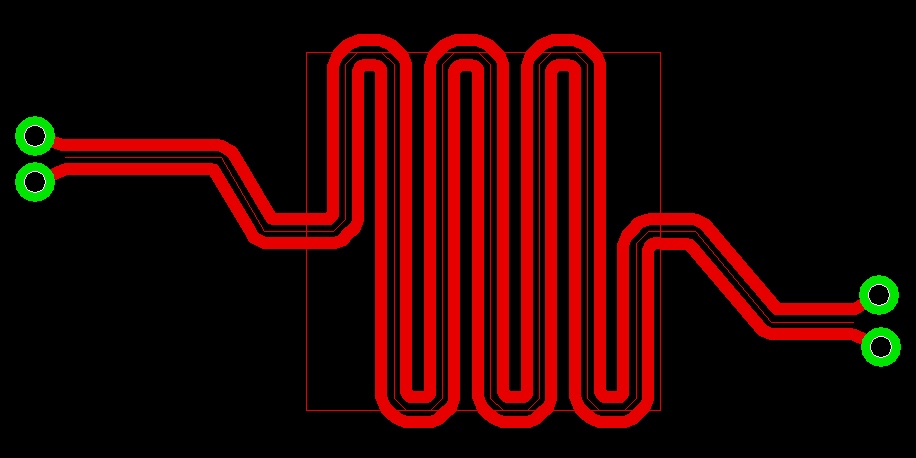 serpentine routing