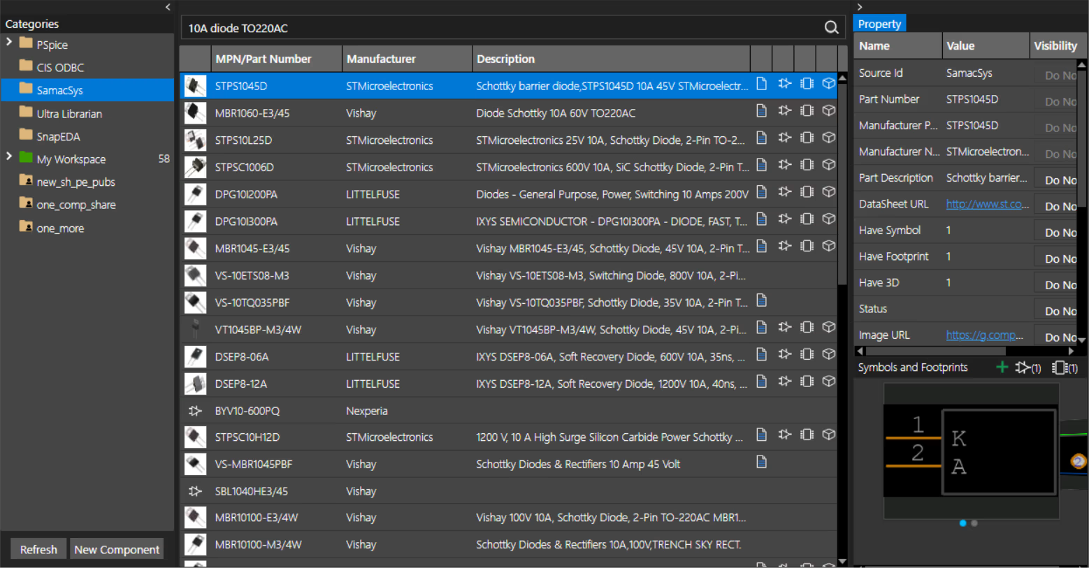 component-library-interface-in-PCB-design-software