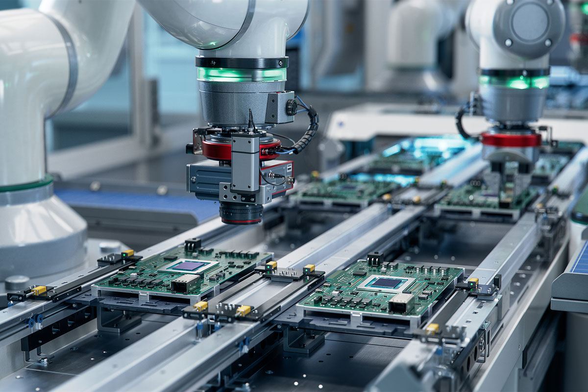 Suggested Image Placement: Insert a final image here of a fully assembled PCB on a production line. ALT Text: "Fully assembled PCB on automated production line."