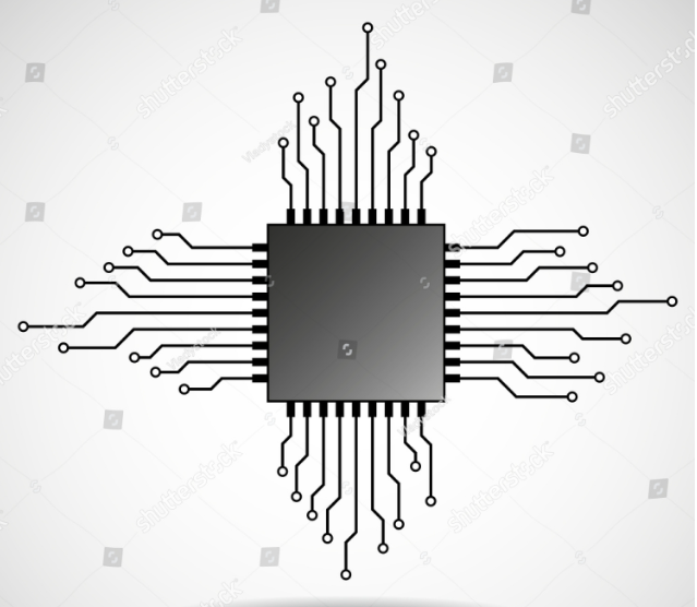 Smart home devices powered by microprocessor applications.