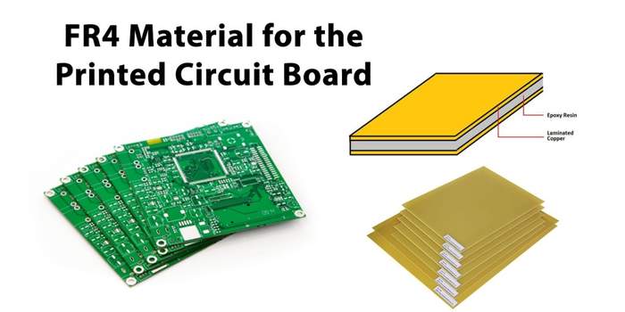 FR-4 PCB material layers showing fiberglass and epoxy composition