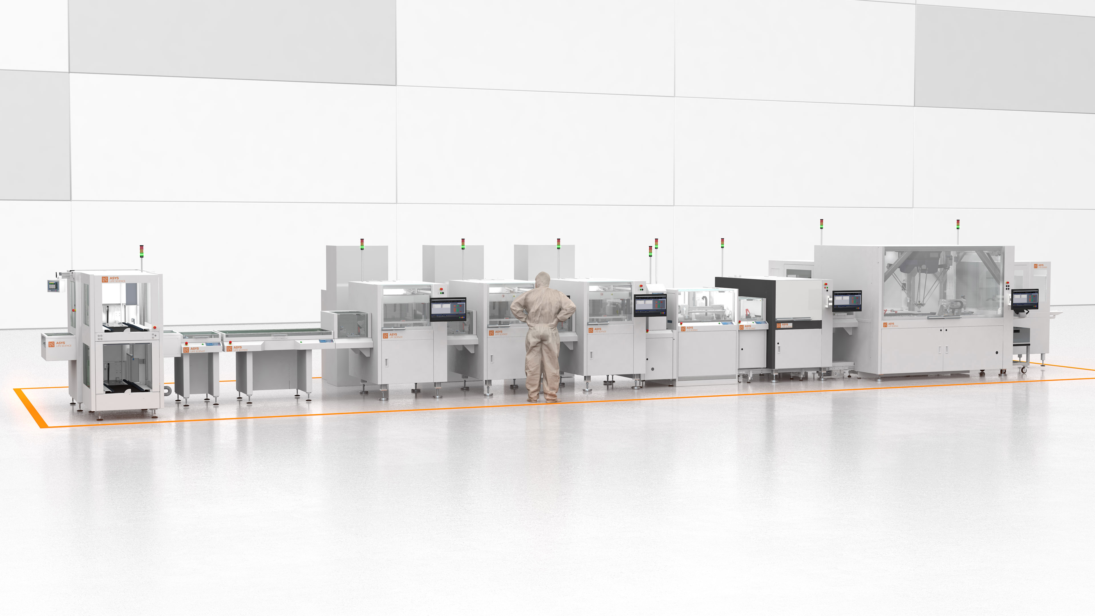 fully automated depaneling production line