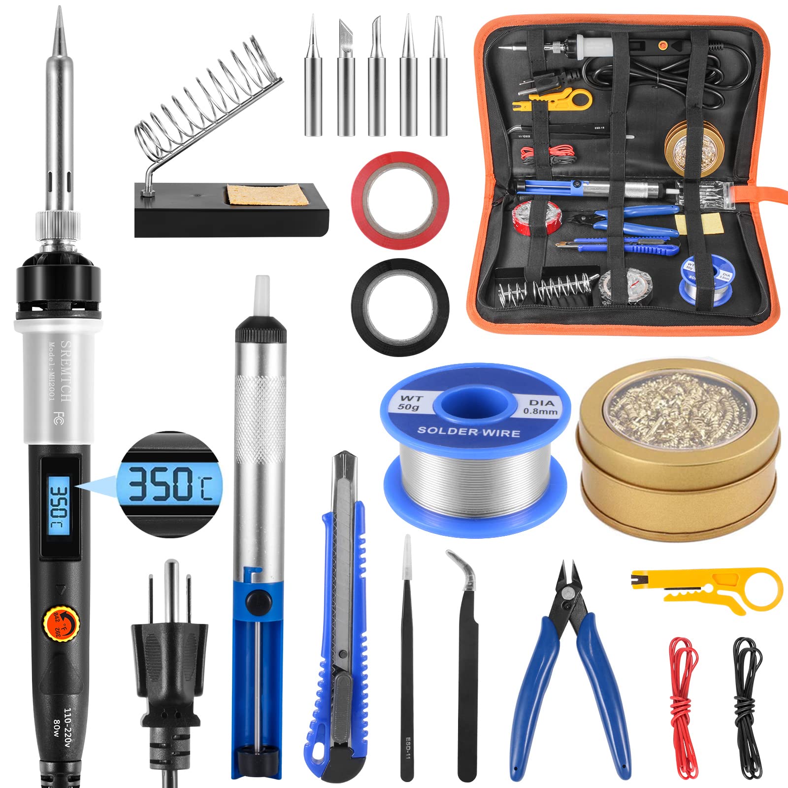 Picture Placement Suggestion: Include an image of different soldering iron tips and a station setup. ALT Text: "Soldering iron selection with various tips for electronics."