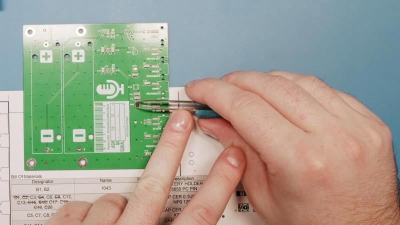 Picture Placement Suggestion: End with an image of a completed DIY PCB project, showcasing clean solder joints. ALT Text: "Completed DIY PCB assembly with precise hand soldering."