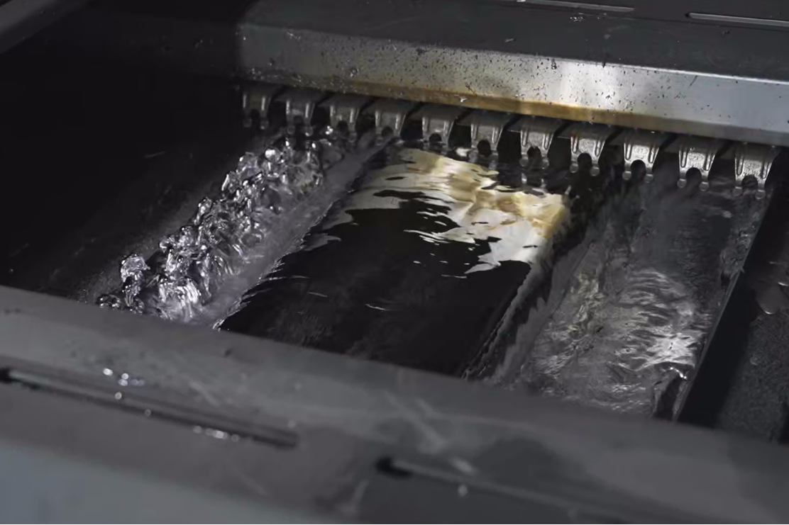 "Wave soldering process for radial lead through-hole assembly."