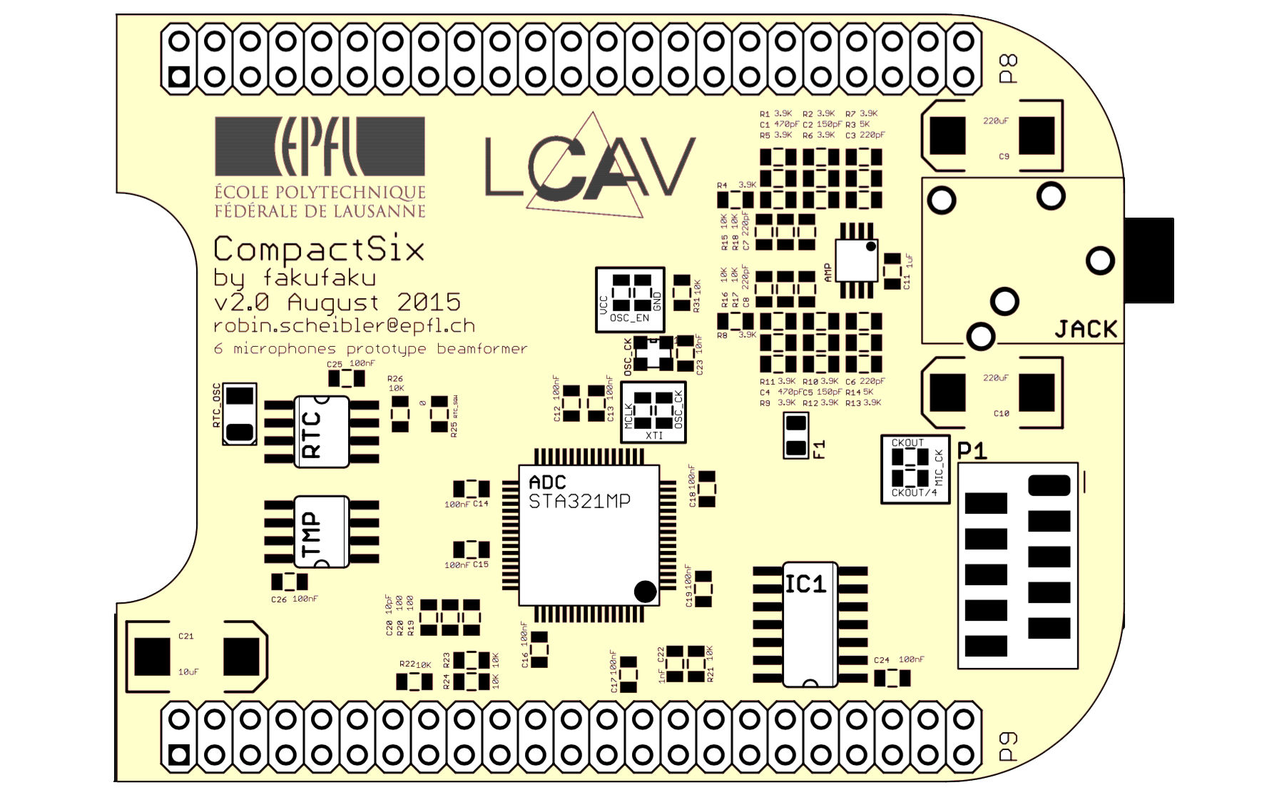 microphone array pcb layout