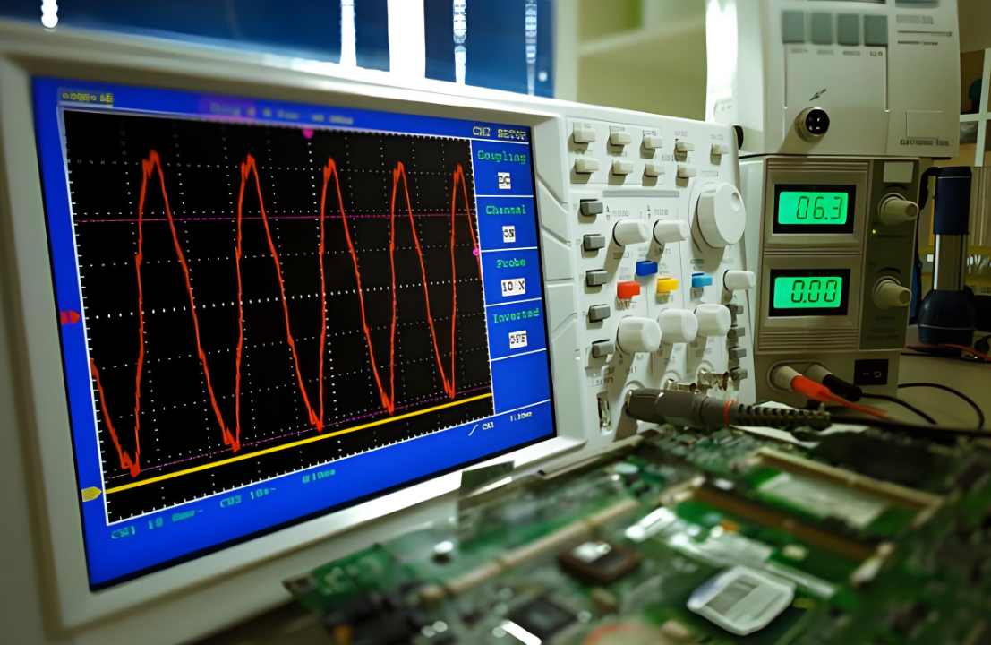 Aerospace PCB under EMI testing for EASA compliance