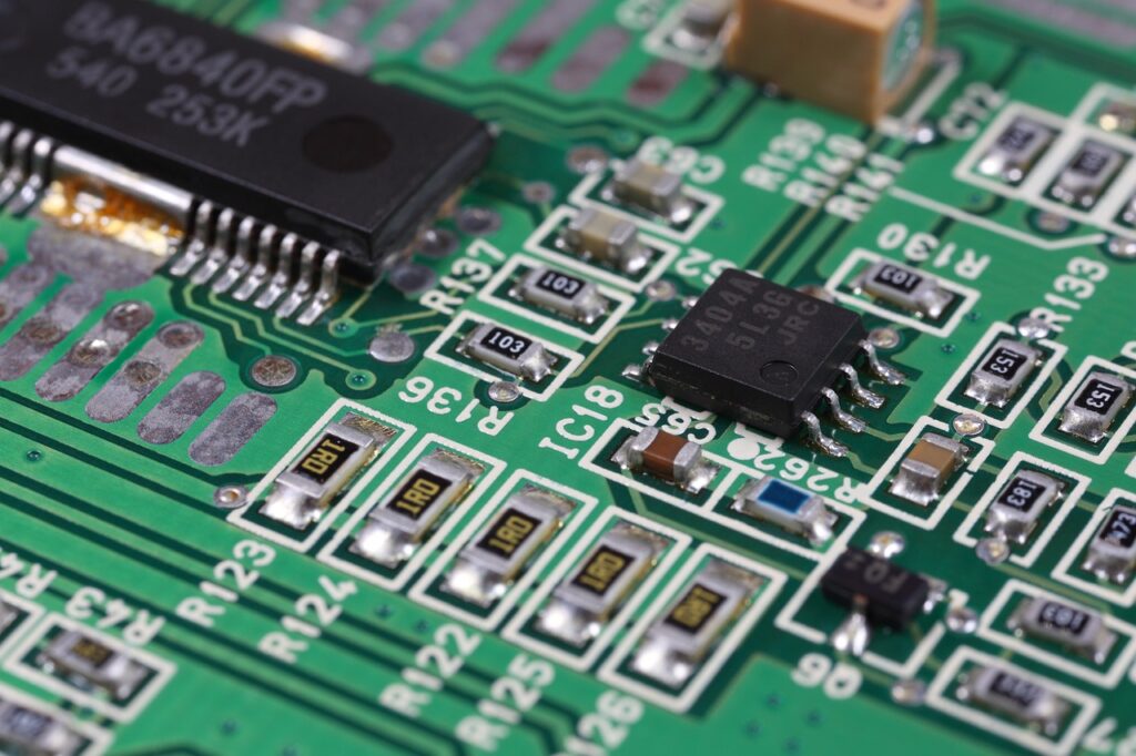 High-speed PCB layout with passive components for signal integrity