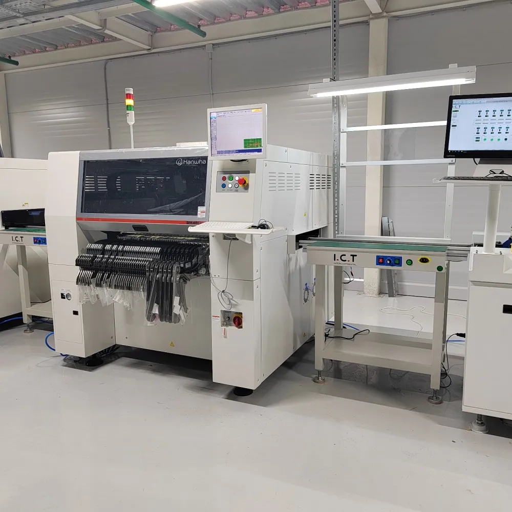 SMT Assembly Line with Pick-and-Place Machine
