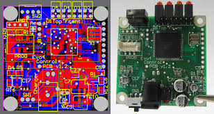 Rigid PCB Layout with SMT and Through-Hole Component Placement
