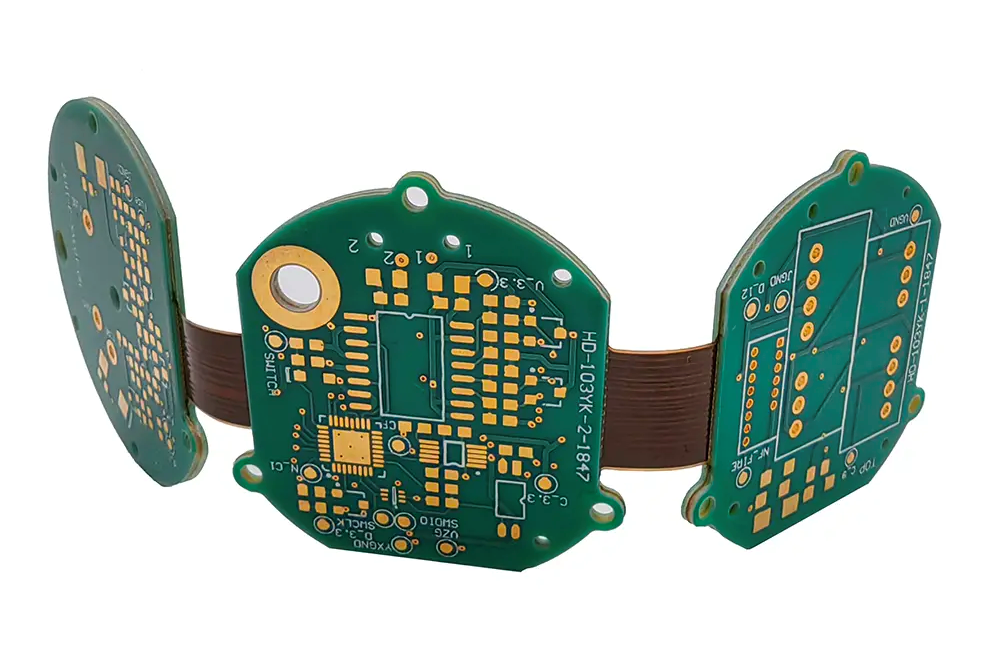 Finished hobby project using rigid-flex PCB for compact design