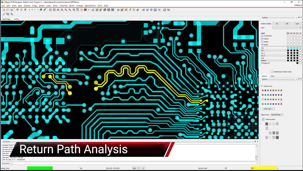 High-speed PCB layout for gaming console with trace routing and ground planes