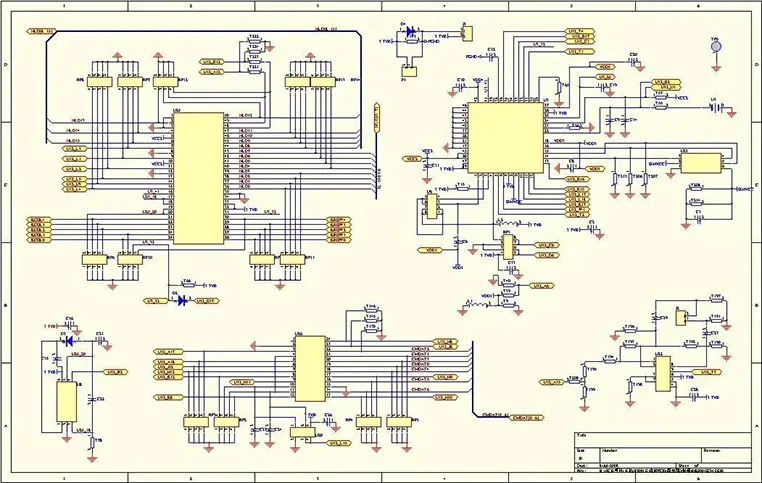Smart home PCB design with strategic component placement