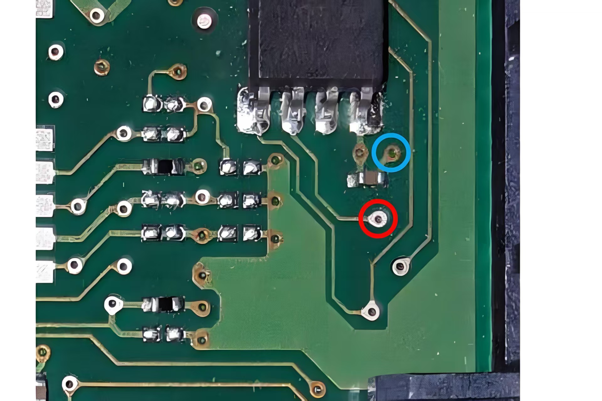 Infographic showing benefits of DFT in PCB testing