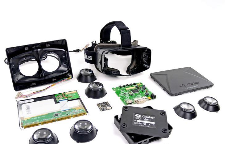 Cross-section of HDI PCB showing microvia technology for VR headsets