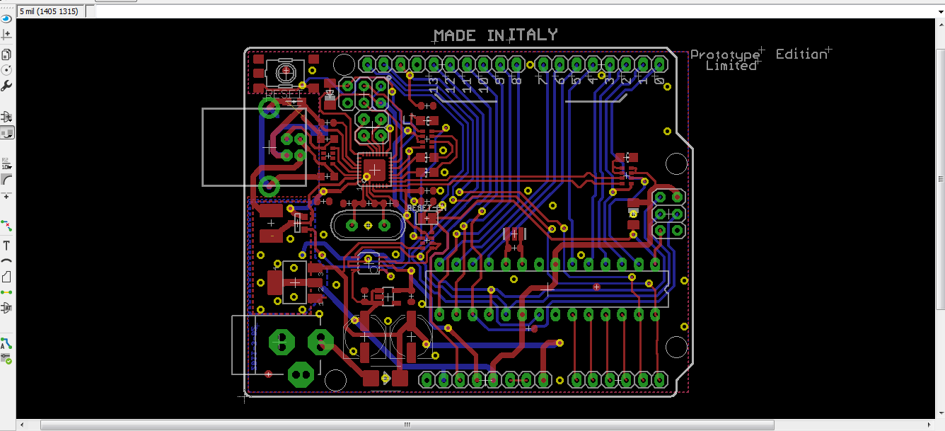 Designing PCB layout in Eagle with routed traces