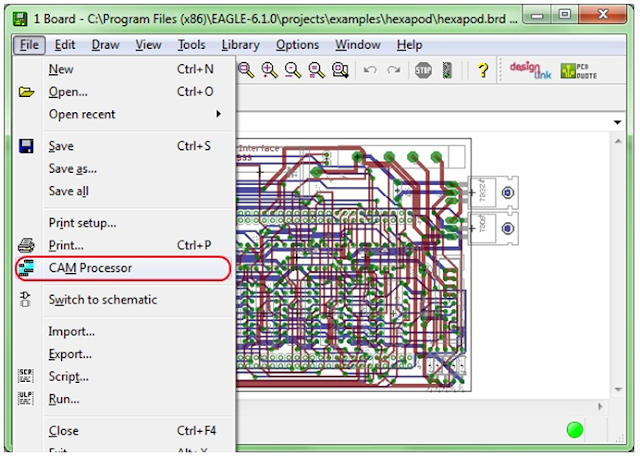 Generating Gerber files in Eagle for PCB manufacturing