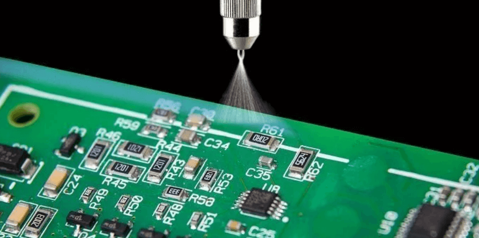 Conformal coating application methods for SMT PCBs