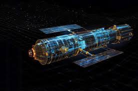 Futuristic space probe with compact, high-performance PCBs