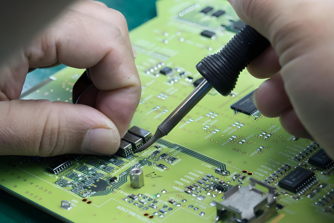 Advanced hand soldering technique for SMD components by electrical engineers