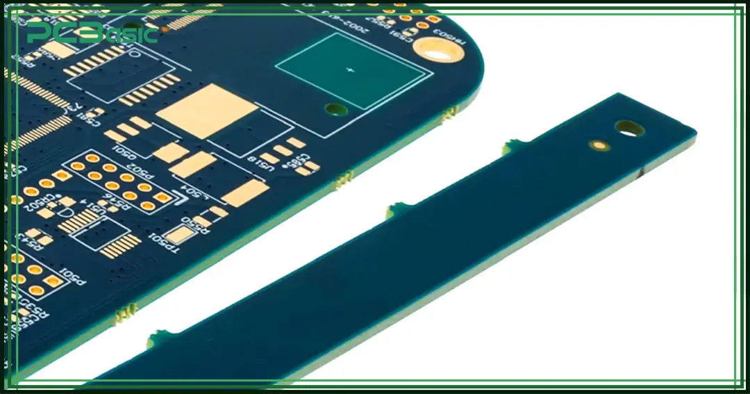 Finished DIY PCB project after separation using mouse bites for easier home assembly