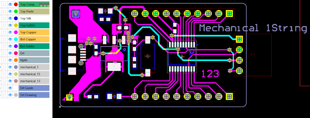 Verifying custom PCB design in online Gerber viewer