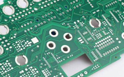 Finished multi-layer navigation PCB undergoing quality testing