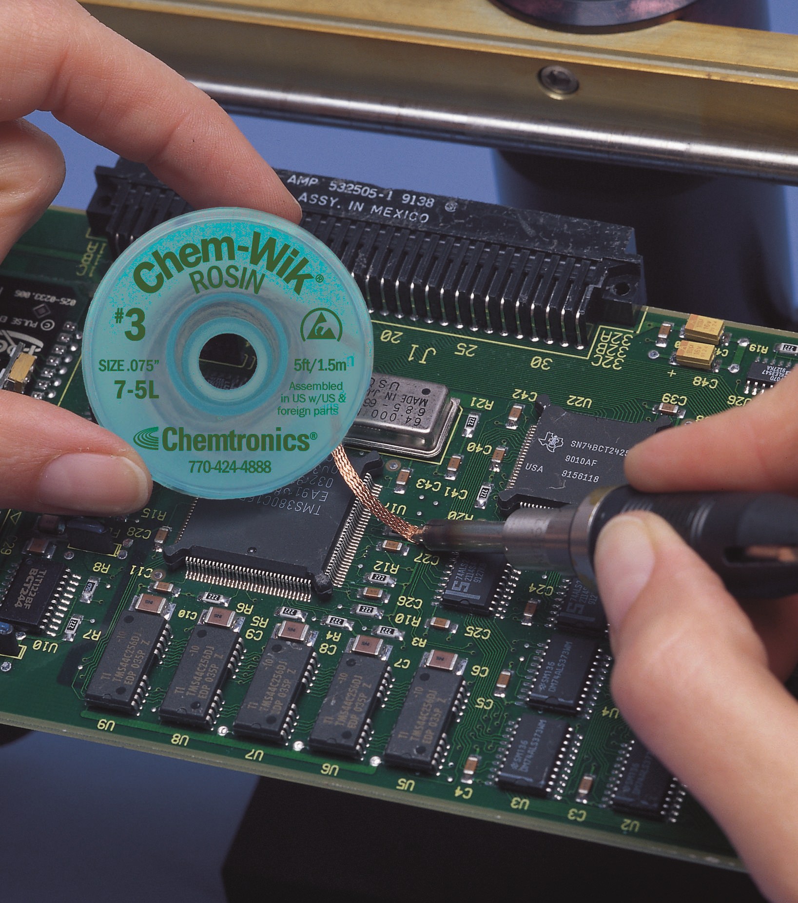 "Drag soldering technique on OSP PCB for SMD components"