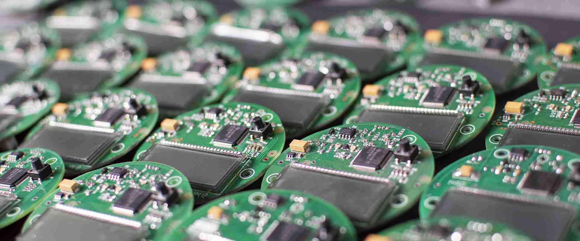 Panelized PCBs for cost-effective small batch assembly.