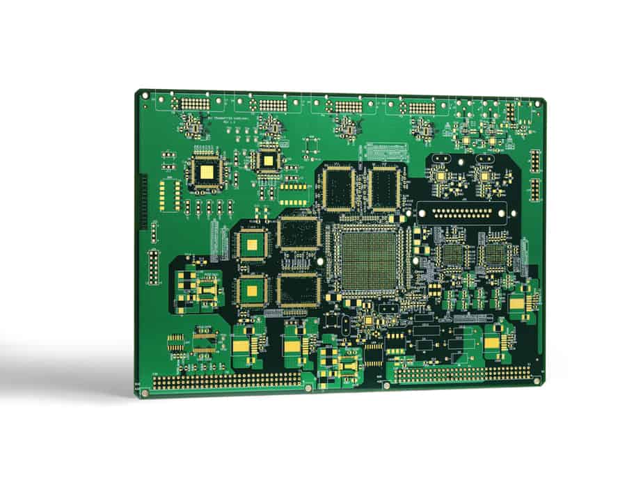 "Finished HDI PCB with optimized thermal design"