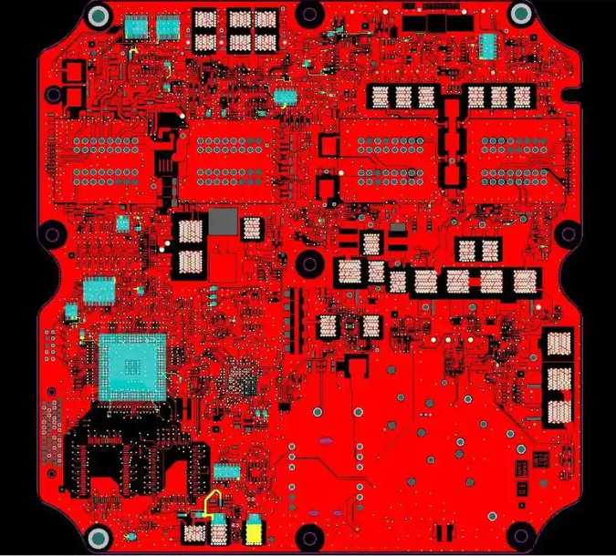 "PCB art design in software with separated layers for art and function."