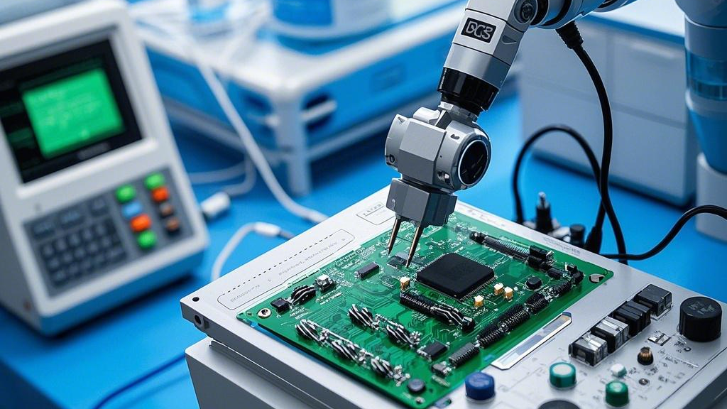 PCB testing for medical devices in a controlled environment