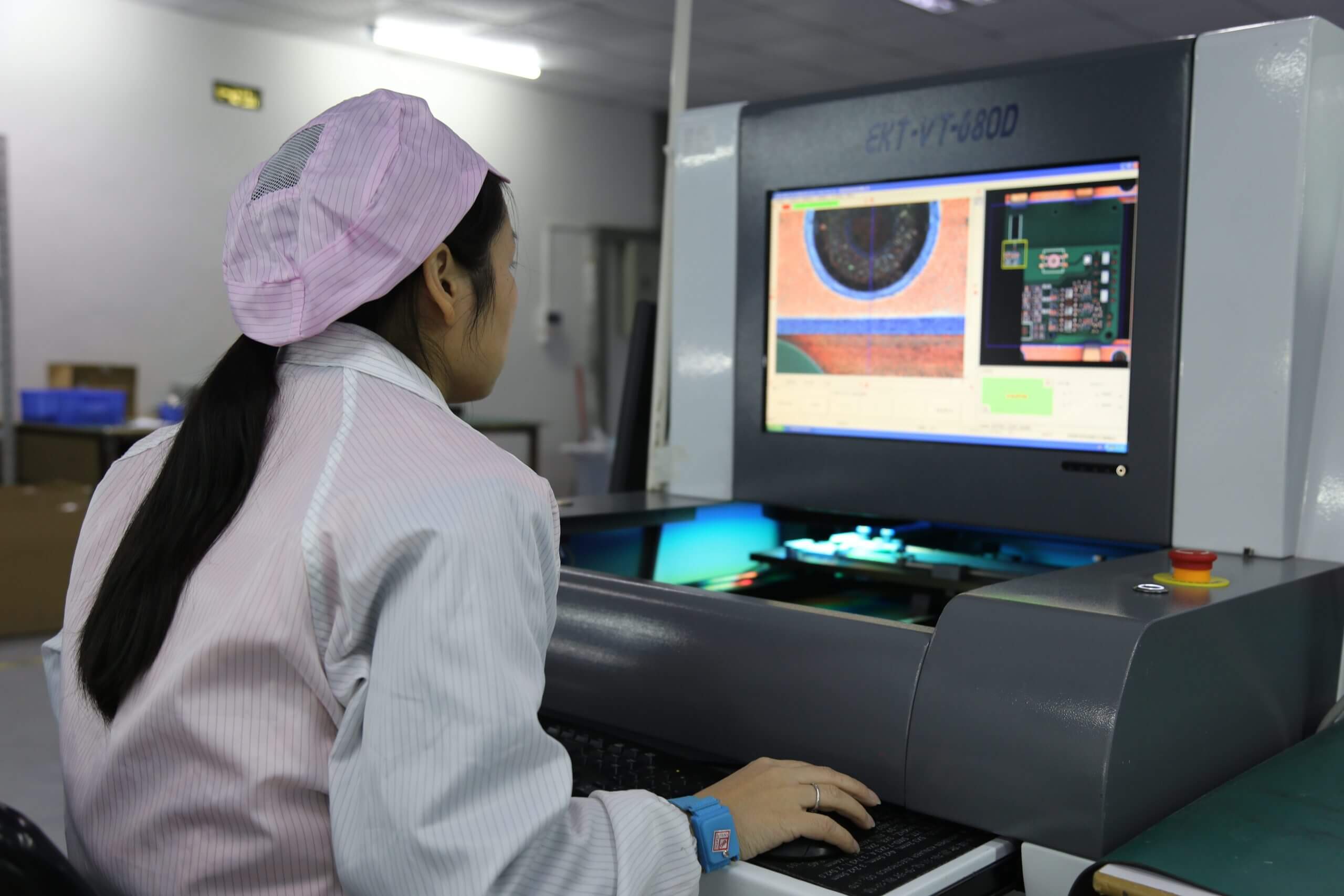 PCB manufacturing facility adhering to ISO 9001 standards for quality control