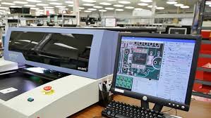 Automated Optical Inspection of audio amplifier PCB for quality control"