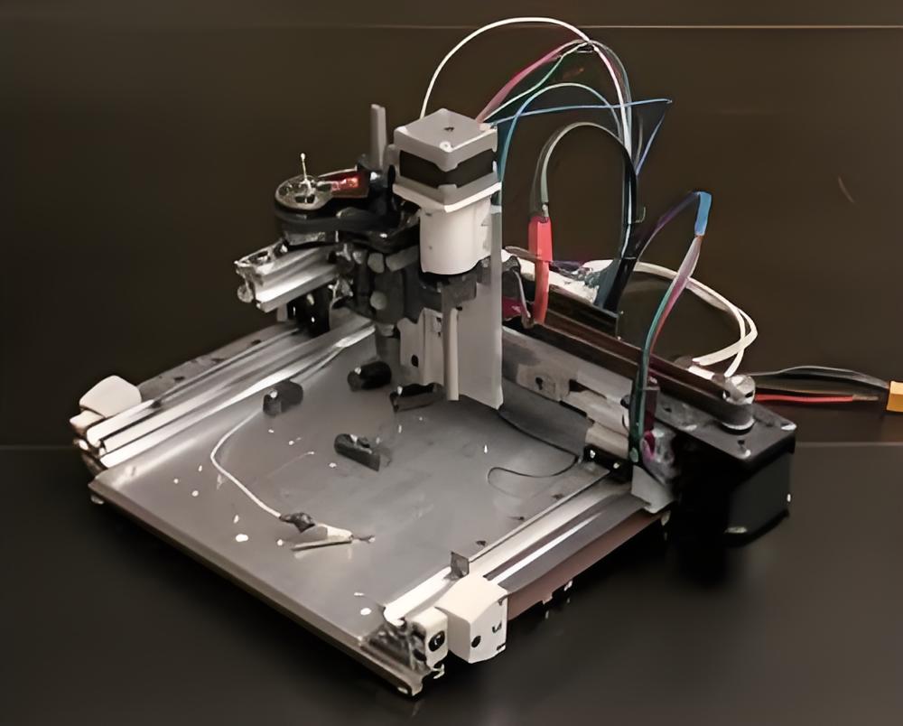 CNC PCB routing machine in operation