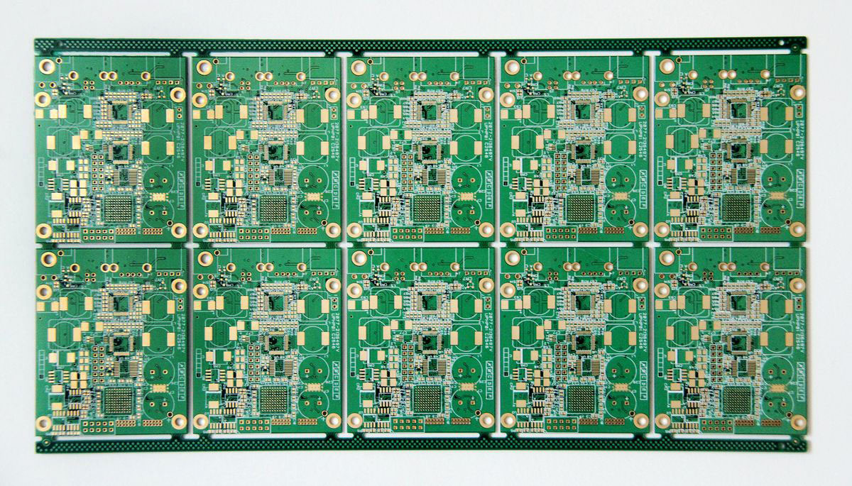 PCB panel with breakaway tabs for tab routing depaneling