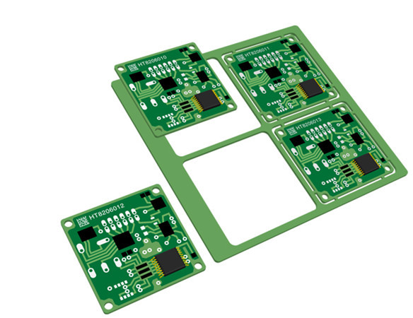 Clean edge of separated PCB after depaneling