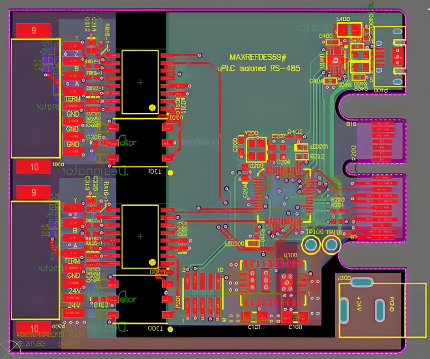 PCB design simulation for optimizing signal integrity in base stations