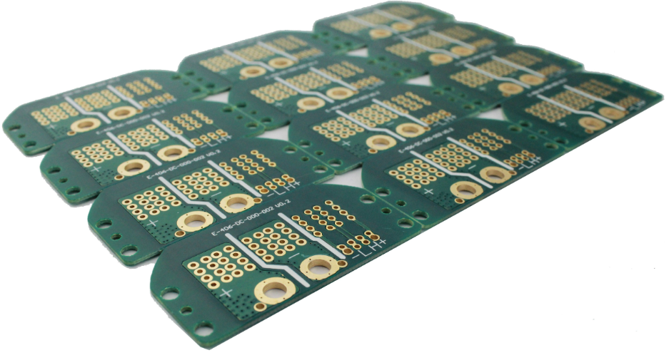 Finished 4 oz copper PCB prototype