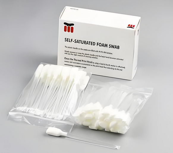 PCB cleaning tools including isopropyl alcohol, and swabs